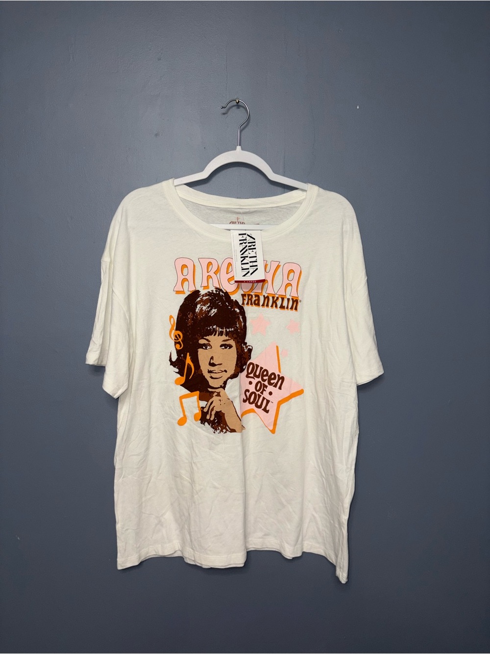 Aretha Franklin • White T-Shirt (NWT)